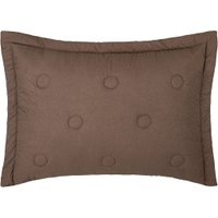Porta Travesseiro Siena Microfibra 100% Poliéster 50x70cm Altenburg Marrom Bit