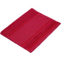 Toalha de Mãos e Lavabo Ponto Cruz 100 Algodão 390g/m² 30x45cm Bene Casa Vermelho