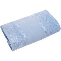 Toalha de Rosto Ponto Cruz 100 Algodão 390g/m² 45x75cm Bene Casa Azul