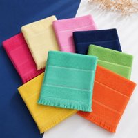 Kit 10 Toalhas Social Fina Bianca 100% Algodão 21x31cm Cores Sortidas