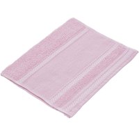 Toalha de Mãos e Lavabo Ponto Cruz 100 Algodão 390g/m² 30x45cm Bene Casa Rosa