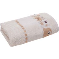 Toalha de Banho Infantil Pérola Barra Ponto Cruz 100% Algodão 75x110cm Bene Casa