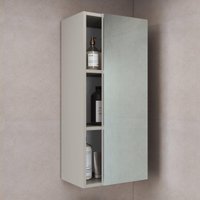 Armário de Banheiro Aéreo 1 Porta com Espelho 36cm Multimóveis CRPRO-ARM008 Arenas