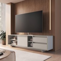 Rack para TV até 65 Polegadas com 1 Porta e 2 Gavetas Multimóveis CRPRO-RCK033 Arenas