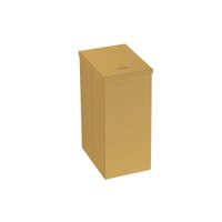 Lixeira Tramontina Luz Slim Swivel em Aço Inox Gold Matte 5,5 Litros Outlet