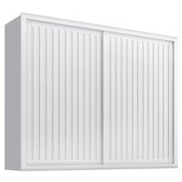 Guarda Roupa Casal 2 Portas De Correr 6 Gavetas Colis 272 cm Branco Absoluto ZANZ