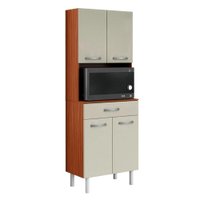 Armário De Cozinha Paneleiro com 4 Portas 1 Gaveta Aries