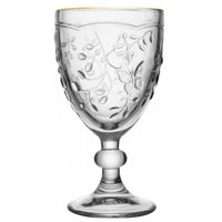 Conjunto 24 Taças Cristal 320ml Fio Ouro New Butterfly Lyor