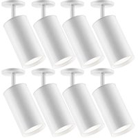 Kit 8 Spots 4w Sobrepor 4x13cm Branco Neo Luminárias de Teto