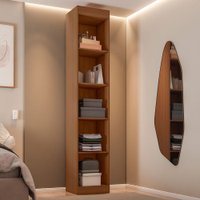 Closet Modulado Andorra 5 Prateleiras Freijó - Pnr Móveis