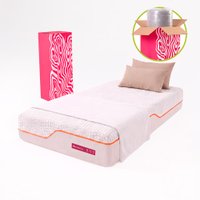 Colchão Solteiro D33 Viscoelástico a Vácuo 88x188cm Memory Fresh Cama inBox