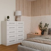 Cômoda Berlim 10 Gavetas Branco - Panorama Móveis