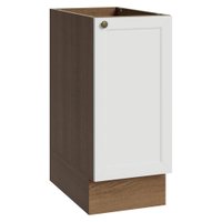 Balcão de Cozinha 35 cm 1 Porta (Sem Tampo) Rustic/Branco Vik Madesa