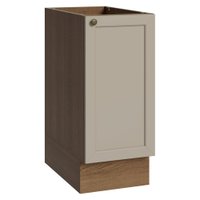 Balcão de Cozinha 35 cm 1 Porta (Sem Tampo) Rustic/Crema Vik Madesa
