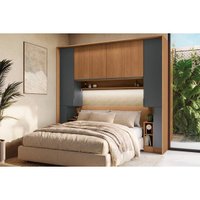 Quarto Planejado Casal Liga 5Peças 8Pts QM32 Graf