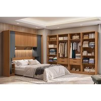 Quarto Planejado Casal Liga 9Peças 8Pts QM34 Graf