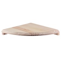 Prateleira de Canto Tramontina em Madeira Natural 20x20x3,6 cm