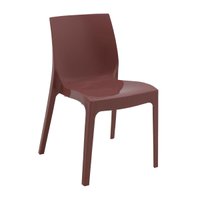 Cadeira Tramontina Alice Brilho em Polipropileno Ruby Mocha