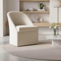 Poltrona Decorativa Malli Suede - Pallazio Cor:Bege