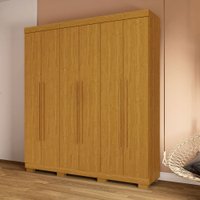 Guarda-Roupa Casal Paolla 6 Portas 2 Gavetas Cinamomo - Acp Móveis