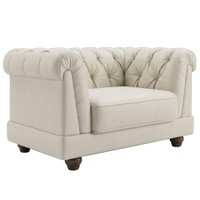 Poltrona Decorativa Capitone Acorde Pes MDF Courino TCS 725 MOLL