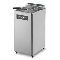 Fritadeira Elétrica Zona Fria Com Pedestal Metalcubas 15 Litros 2 Cestos Pequenos 5000w 220V