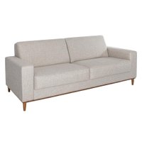 Sofá Living 3 Lugares 2,10m Linho Lara