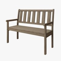 Banco de Jardim 120cm Rústico Meneghetti Vegas 2 Lugares