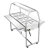 Buffet Térmico com 8 Cubas Spolu com Corre-Prato 127V SLP-509-SPLP-650