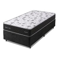 Cama Box Solteiro Espuma AG65 Double Face Belga 88x188x57cm Herval - Suporta até 150kg