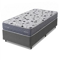 Cama Box Solteiro Double Face AG65 Eclipse 88x188x58cm Herval - Suporta até 150kg