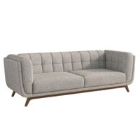 Sofa Living 2 Lugares Bellare 180 cm Pes Madeira Boucle TCE 1018 MOLL