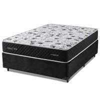 Cama Box Casal Espuma AG65 Double Face Belga 138x188x57cm Herval - Suporta até 150kg por pessoa