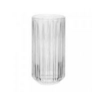 Jogo 12 Copos Altos 370ml Vidro Canelado Bangkok Wolff Suco Água Refrigerante Drink Mesa Posta