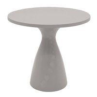 Mesa Flut 80cm Redonda em Polietileno Concreto Tramontina