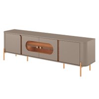 Rack Bancada Tv 75 Pol Organico 180 cm Juquehy Fendi Freijo BECHARA