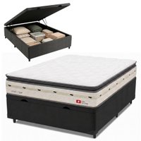 Cama Box Baú Casal Molas Ensacadas Orion 138x188x73cm Herval - Suporta até 150 kg por pessoa