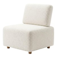 Poltrona Modular Block Pes Madeira Boucle TCE 1010 MOLL