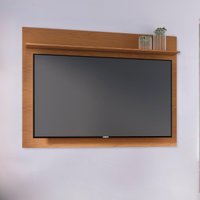 Painel para TV até 55 Polegadas com Prateleira Multimóveis CRCOL-PTV027 Madeirado