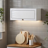 Armário Cozinha Aéreo 1 Porta Basc Conecta Frizz Branco