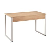 Escrivaninha 115x58cm MDP Treviso com Estrutura Branca Roal