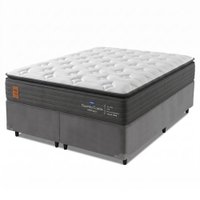 Cama Box Queen Molas Ensacadas Pillow Super Monaco 158x198x72cm Probel - Até 180kg por pessoa