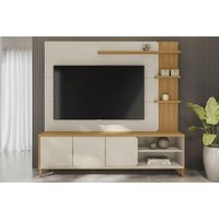Home Rack Painel p/ TV 70 Pol Napoli 200cm Tauari Linea