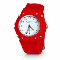 Relógio Menino Tuguir Analógico TG30650 Vermelho e Branco
