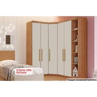 Quarto Modulado Solteiro Rizon 4Pçs QM15 Cumaru N. Horizonte