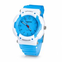 Relógio Menino Tuguir Analógico TG30652 Branco e Azul