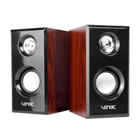 Caixa de som Vinik 2.0 Wood 6W - WD6W