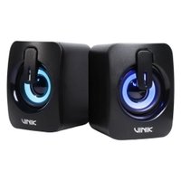 Caixa de som gamer Vinik galaxy 2.0 6W Led Rainbow