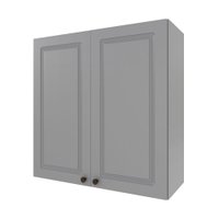 Armário Aéreo Cozinha 80 Cm Bariloche 2 Portas 6225.12 Titânio Fosco - Indekes