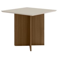 Mesa de Madeira 90 Cm Harmonia Carvalho/Off White - Pnr Móveis